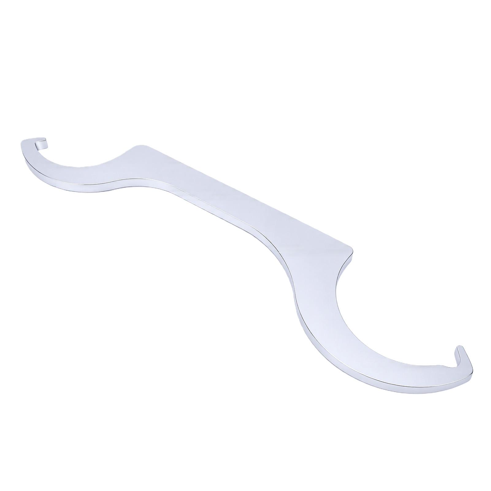 

Ключ-балка для амортизатора мотоцикла Хромированный 68 87 мм Двусторонний C-образный ключ Инструмент для регулировки амортизатора для дорожного мотоцикла квадроцикла