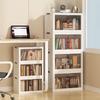 Foldable Children's No-Assembly Dustproof Bookshelf & Floor-Standing Multi-Layer Storage Rack