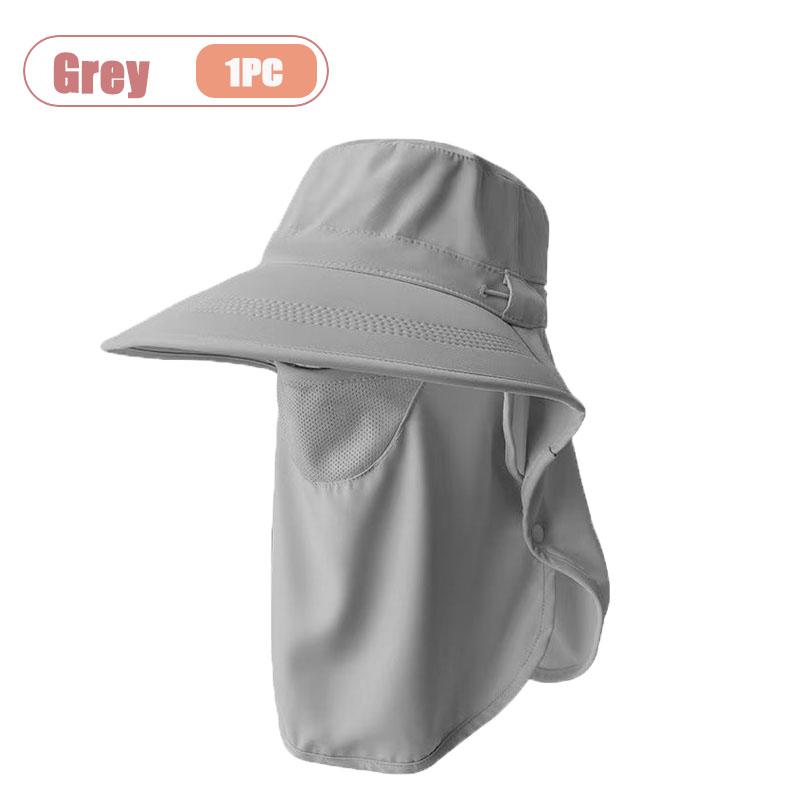 Full Protection Sun Hat with Face Cover and Neck Breathable for Women Summer Outdoor Fishing Hiking Climbing UV Protection Cap