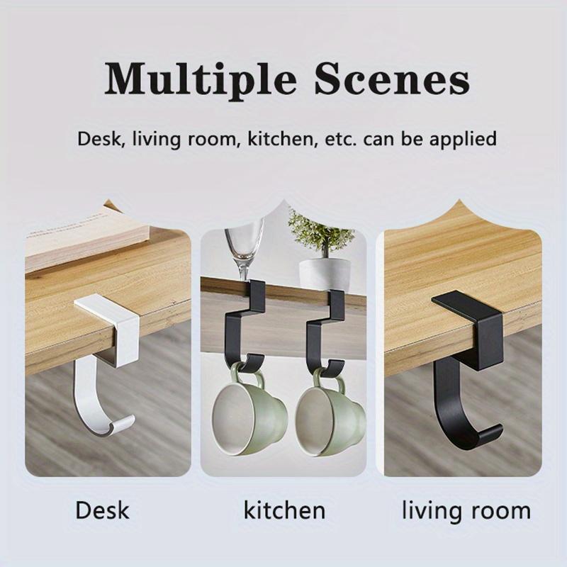 Portable Hanging Bag Hook Desk Side Hanging Bag Artifact Removable Mobile Handbag Holders Multi-functional Table Hook