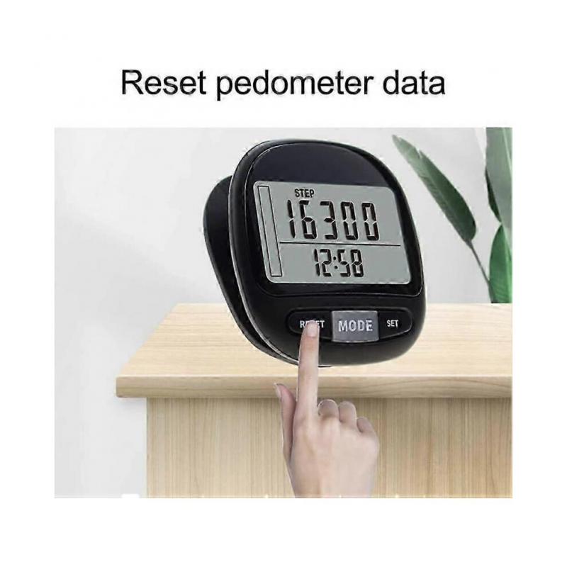 Pedometer for Walking, 3D Pedometer with Clip and Strap, Walking Distance Miles, Calorie Counter for Men and Women Ref: 2527