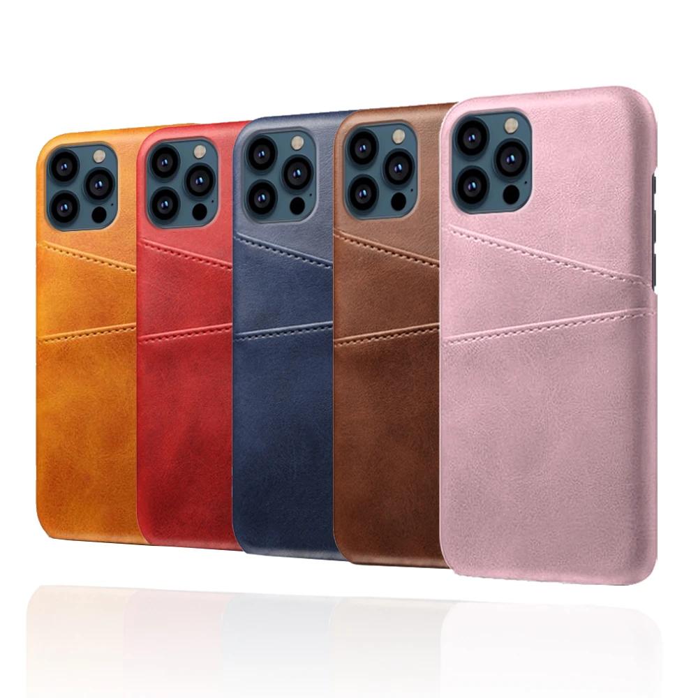 Credit Card Case PU Leather Cover for IPhone 16 Pro Max 15 14 13 Pro SE 2020 Funda for Apple IPhone 16 15 14 12 13 Mini 11 Pro