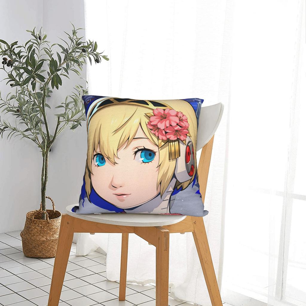 Pillow Cover P-Personas Characters Kawaii Pillow Case For Sofa Home Decoration Pillowcases