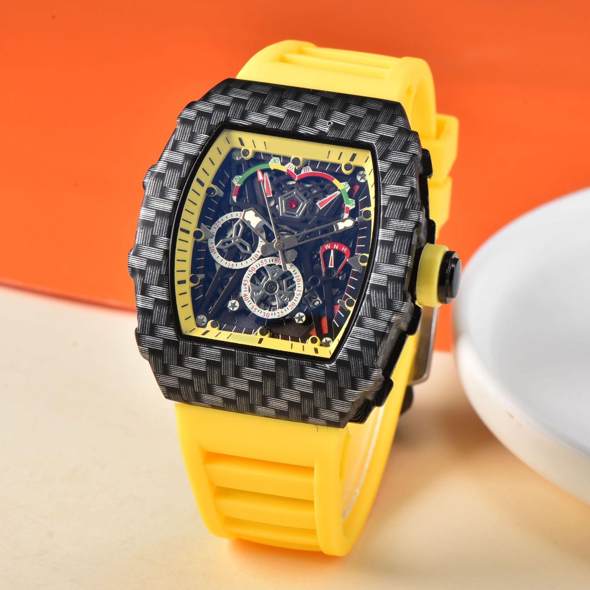 

watch directly from the manufacturer s foreign trade model X with the same personalized barrel-shaped men s calendar watch