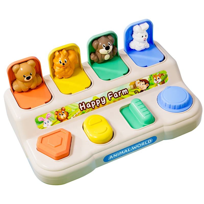 Baby Montessori early education hand eye coordination logical thinking concentration exercise puzzle toy switch box