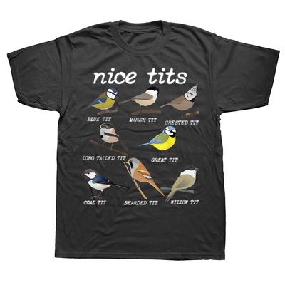 Schöne Titten Lustige Vogelbeobachtung Lustige Meisen Vögel Vogelbeobachter T-Shirt Baumwoll-Oberteile T-Shirt Design Spezielle Street T-Shirts
