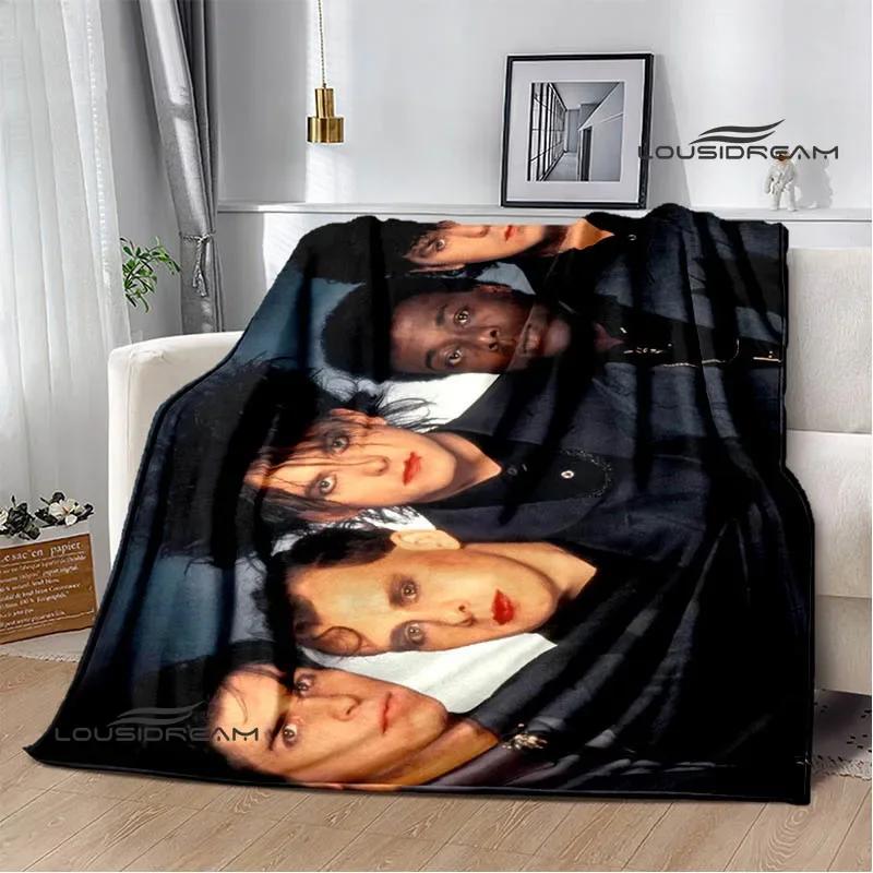 Rock band The cure Printed blankets picnic blanket Warm Flannel blankets Soft and comfortable blanket bed linings Birthday Gift