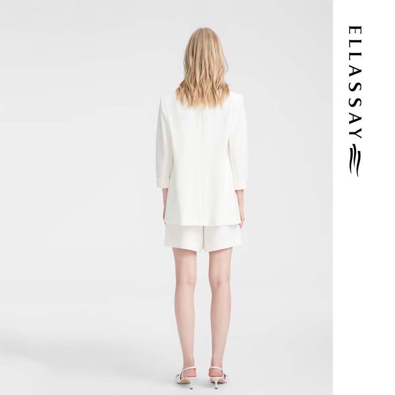 ELLASSAY Women's Silk High-Waist Broad-Leg Shorts