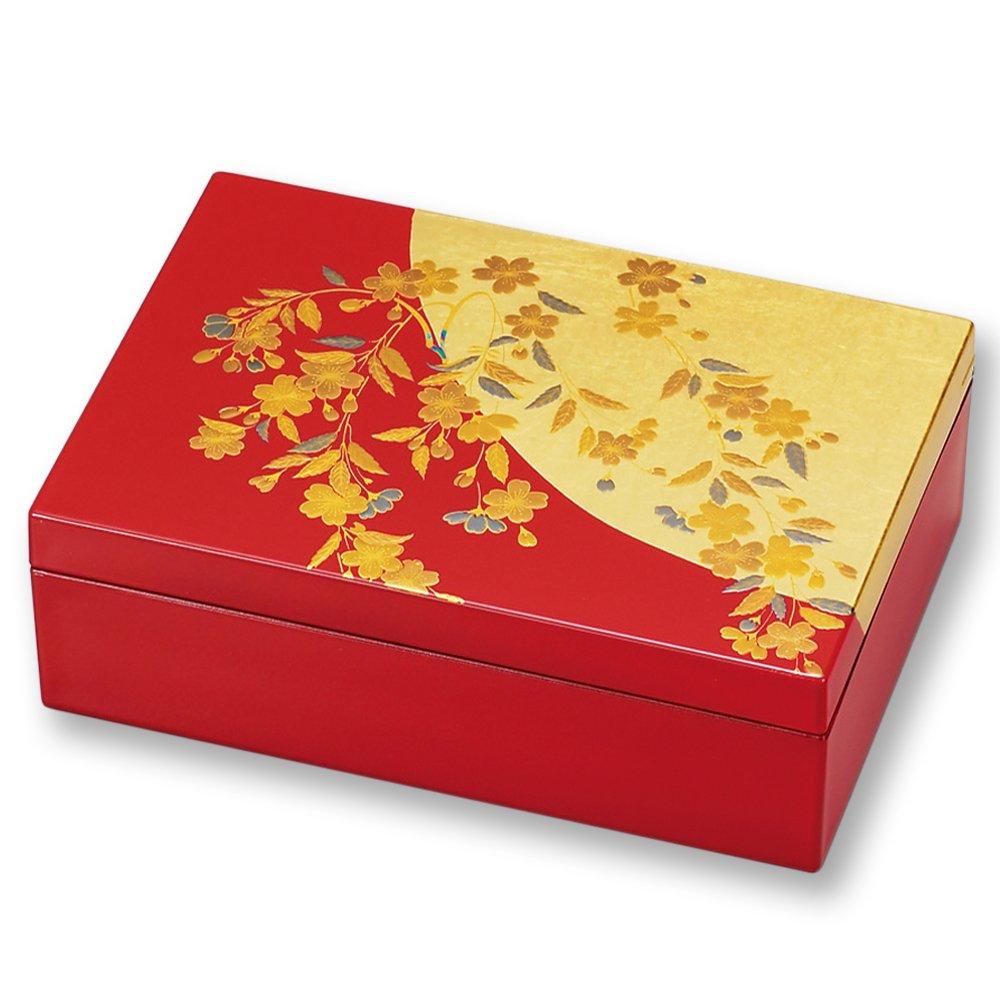 

Maeju Lacquerware Sakura Accessory BOX 6V-335