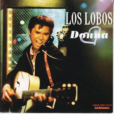 7inch Record LOS LOBOS  Donna LASH16 London Records 1987 UK Rock Used