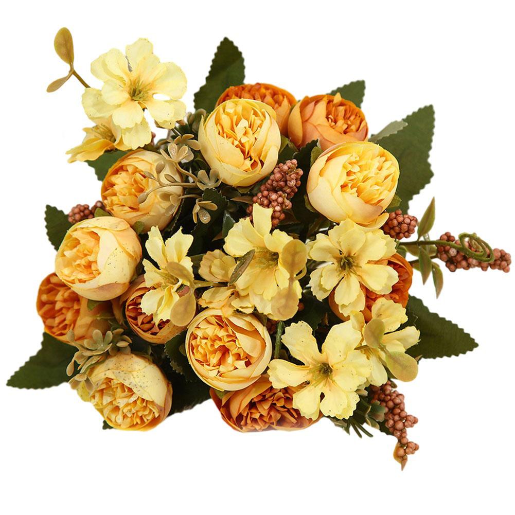 Office Decoration Rose Flower Rose Fake Flower Wedding Room Layout High Quality