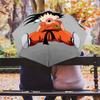 1 PC Automatic Folding Umbrella - Cute Cartoon Son Goku Pattern Portable Foldable Design With 8 Ribs Christmas Birthday Gifts