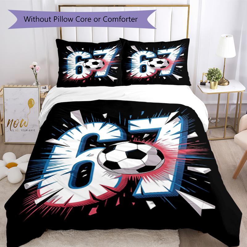 3pcs 67 Bedding Set Duvet Cover Closure Includes 1 Duvet Cover & 2 Pillowcases, Soft and Comfortable for All Seasons.