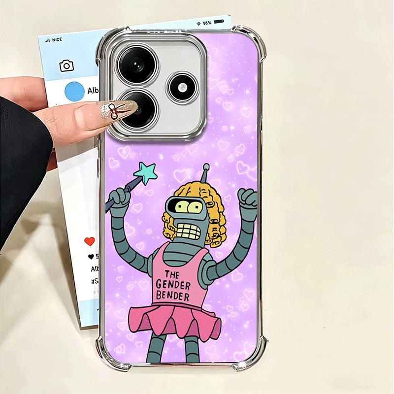 Cartoon Funny F-Futuramas Soft Phone Case For Xiaomi Poco X7 X8 Pro Max X6 X5 X3 F8 Ultra F7 M8 M7 M5S Redmi 15C 15A 15 14C 13C