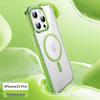 iPhone 14/15 Transparent Airbag Anti-Drop Case with Back Panel