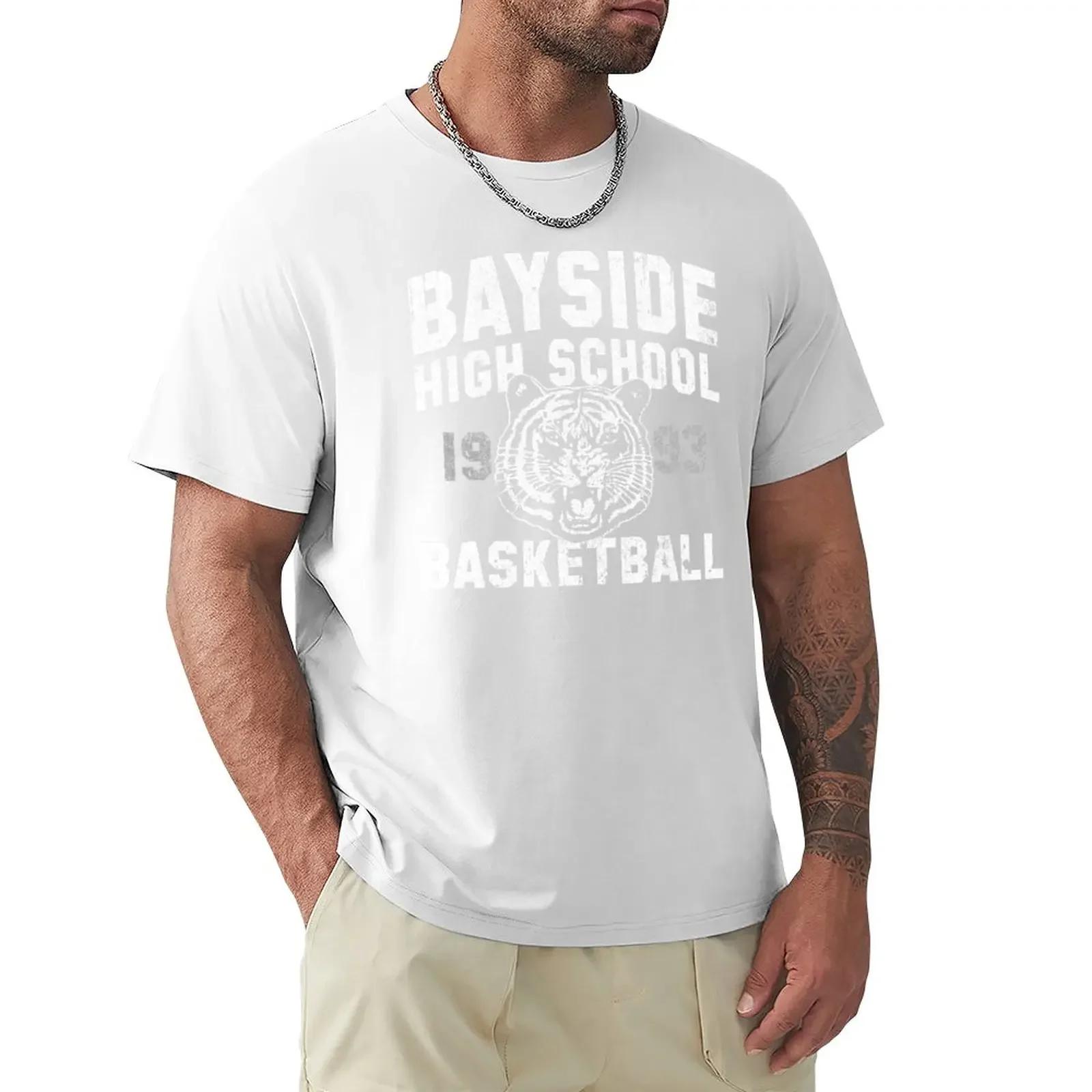 

Футболка Bayside High Tigers Basketball kawaii одежда одежда хиппи мужские однотонные футболки новая модель 2025 4XL