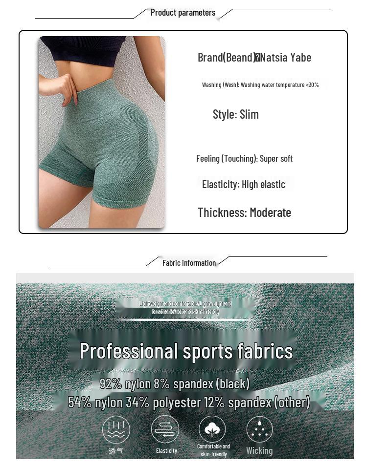 Damen High-Waist Bauchkontrolle Yoga Shorts - Atmungsaktiv, Schnelltrocknend, Anti-Exposition, Elastisches Hüfthebendes Design