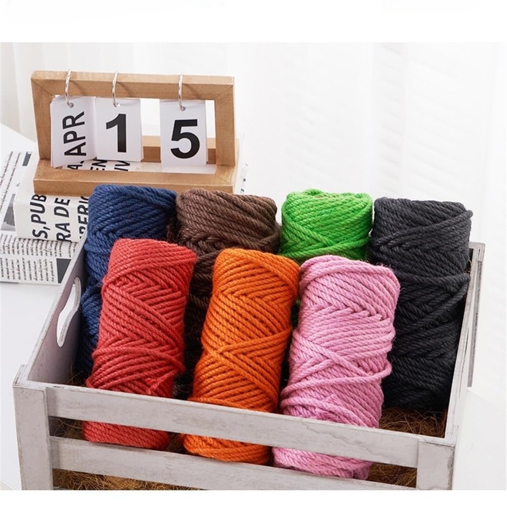 ILLIDAN Hemp Rope, 1mm x 100m, Hemp String, Hemp Thread,