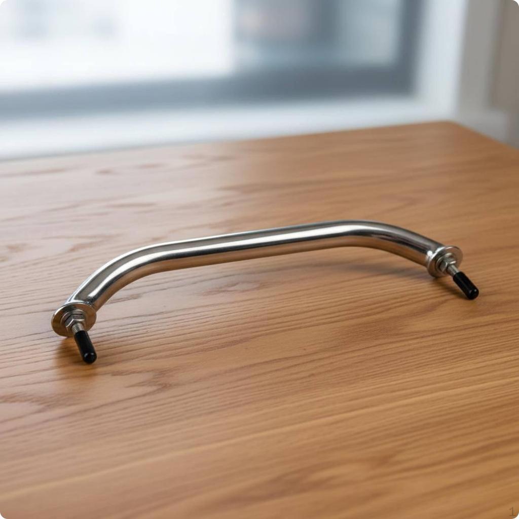 Stainless Steel Grab Bar Marine Handle Polished Finish Boat Pull for Seniors, Yacht