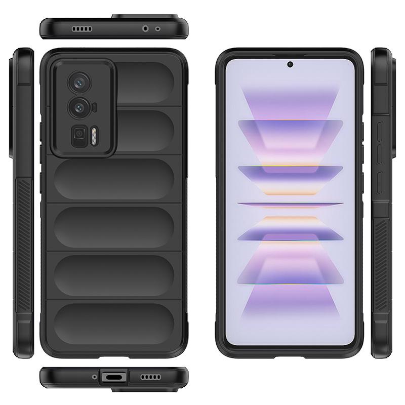 For Poco F5 Pro Case Cover Poco F5 Pro Capa New Shockproof Rubber Armor Bumper Back Soft TPU Fundas Xiaomi Poco F 5 F5 Pro Cover