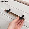 Wardrobe Cupboard Handle Kitchen Door Cabinets Knobs Wood Cabinet Pull Nature Style Wooden Cabinet Handle