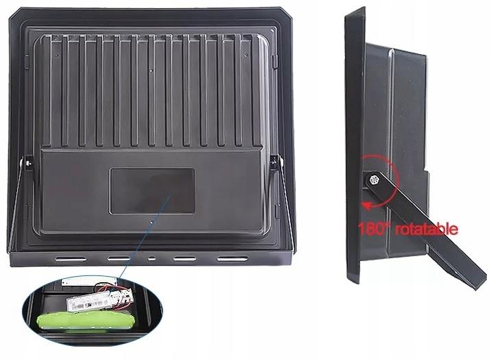 Lampa Solarna Z Czujnikiem 100W Kabel 5M 10000Mah