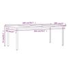 Vidaxl 9-Cz. Garden Furniture Set With Cushions, PE Rattan And Glass