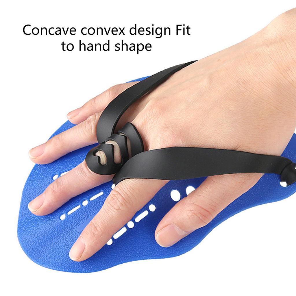2pack Teen Swim Training Gloves Adult Comfortable Silicones Swim Palms Finger for Enhancing Swimming Speed