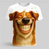 Herren Sommer 3D Tierprint T-Shirt