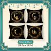 ramadan golden lantern moon Cushions Pillowcase Polyester Cushion Cover Throw Pillow Pillowcover Home Car Sofa Decor