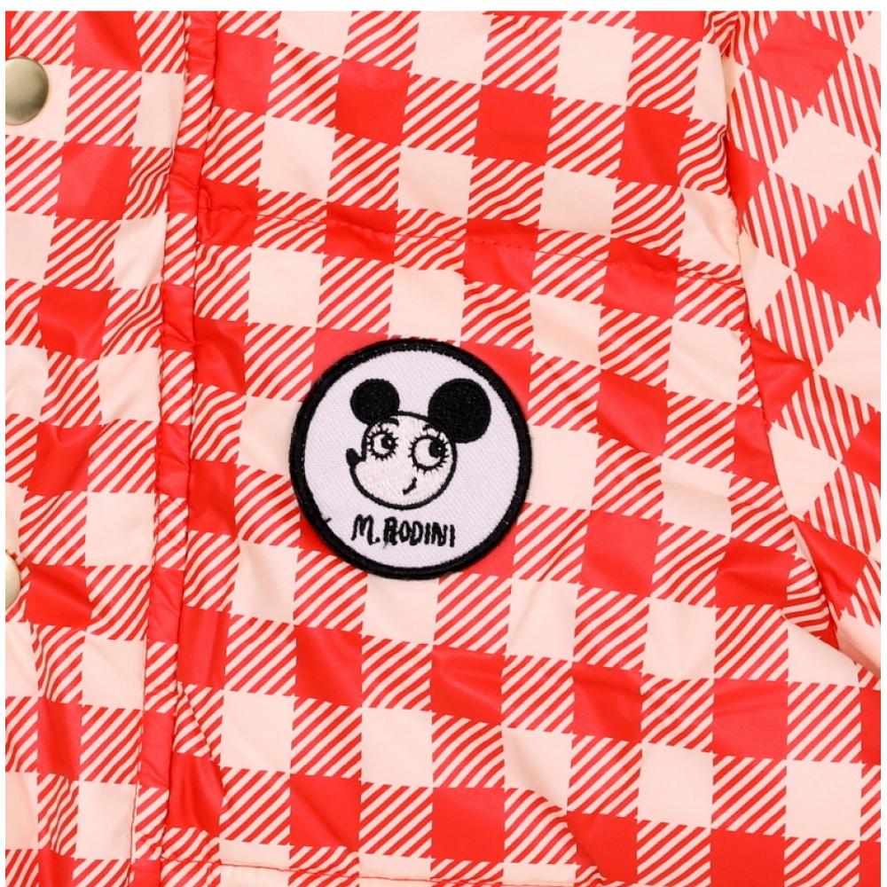Mini Rodini Heavy Puffer Jacket Ritzratz Patch Gingham 2571011042