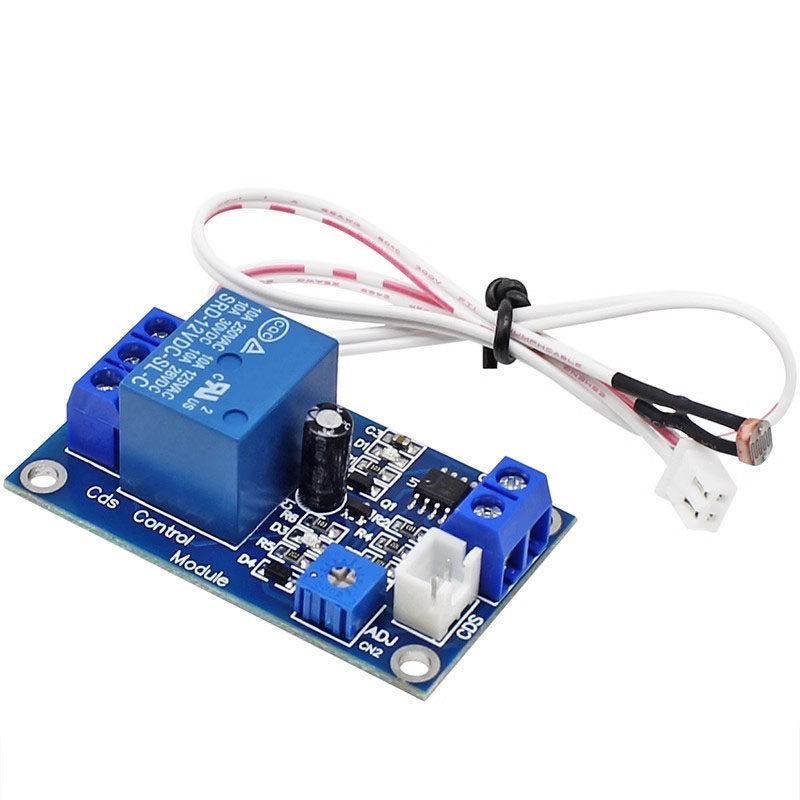 5V 12V 24V Light Sensor Switch Module Photosensitive Relay Light Control Brightness Detection