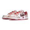 Nike Big Auspicious Clouds Greetings Abrasion Resistant Breathable Low top Skateboard Shoes Men's Beige White Red 355152-150(Team1732-S-BOX)