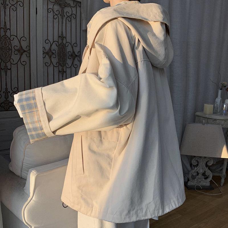 Lässige Frühlingsjacke im koreanischen Stil für Damen - Harajuku 2023, Vielseitiges Studenten- und Partner-Outfit