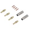 MIG Welding Consumables Kit Copper Contact Tips Connecting Rods Nozzle Replacement for 15AK Welder