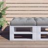 Vidaxl Pallet Cushion, Grey, 50X50X12 Cm, Fabric