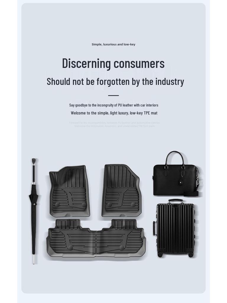Umweltfreundliche TPE-Boden- und Kofferraummatten für den 2025 Cadillac XT5