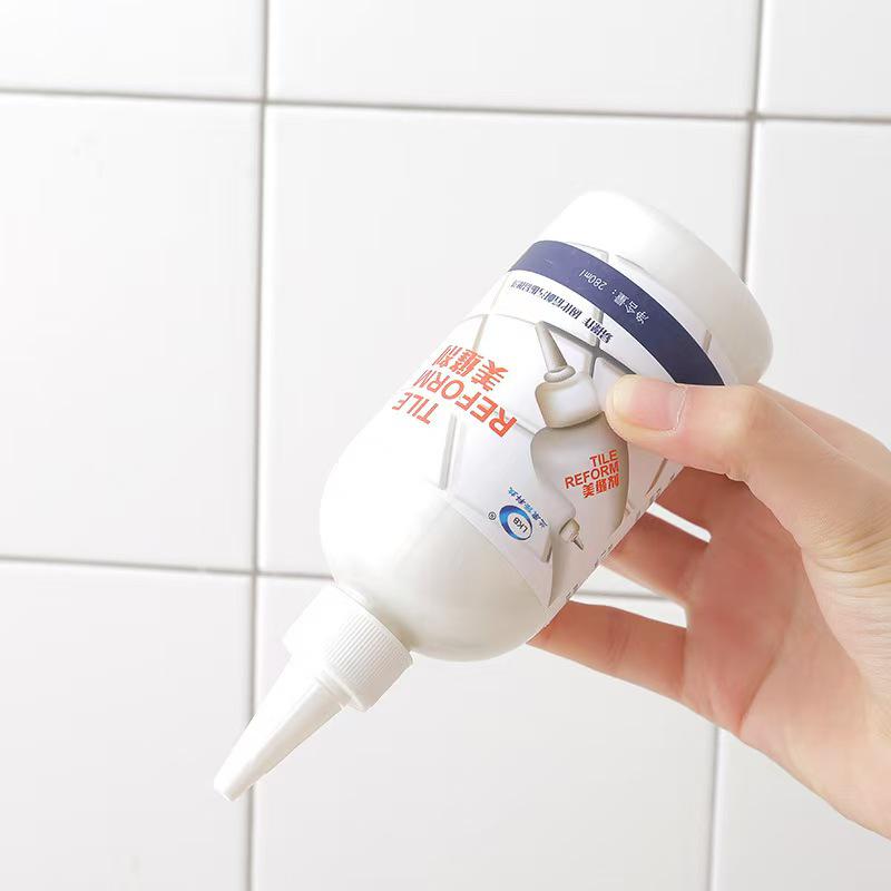Waterproof Anti-Mold Tile Grout Repair Glue for Kitchen and Bathroom (Small Tube)