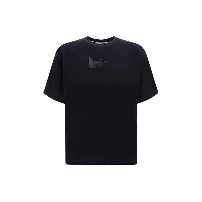 

Stone Island Solid Color Casual Crew Neck Short Sleeve T-Shirt Men Tops Black 80152RC88-V0029 S