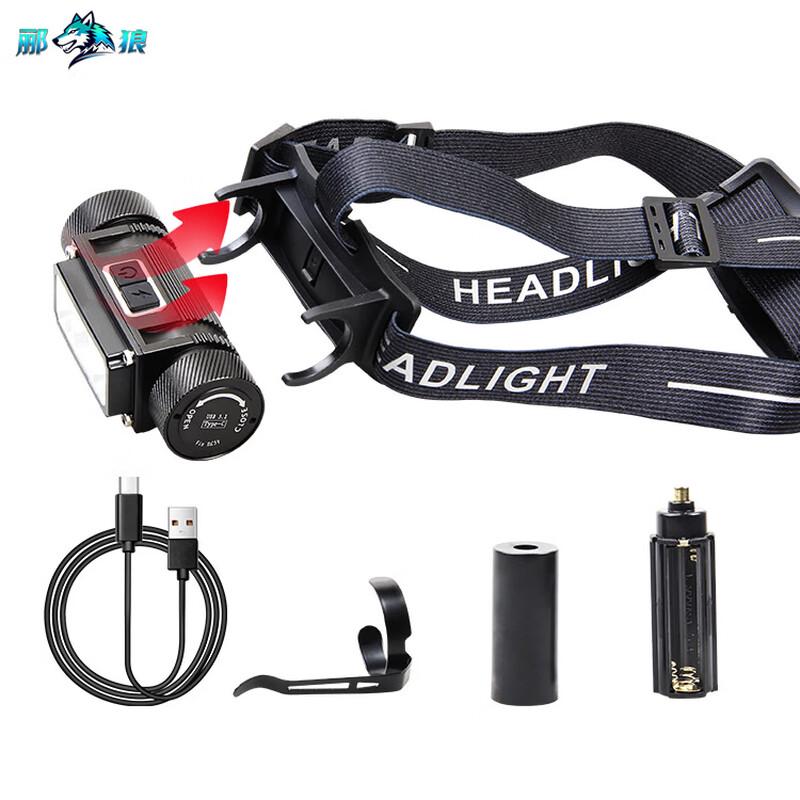 Lilang Long-Lasting USB Rechargeable Aluminum Alloy Headlamp