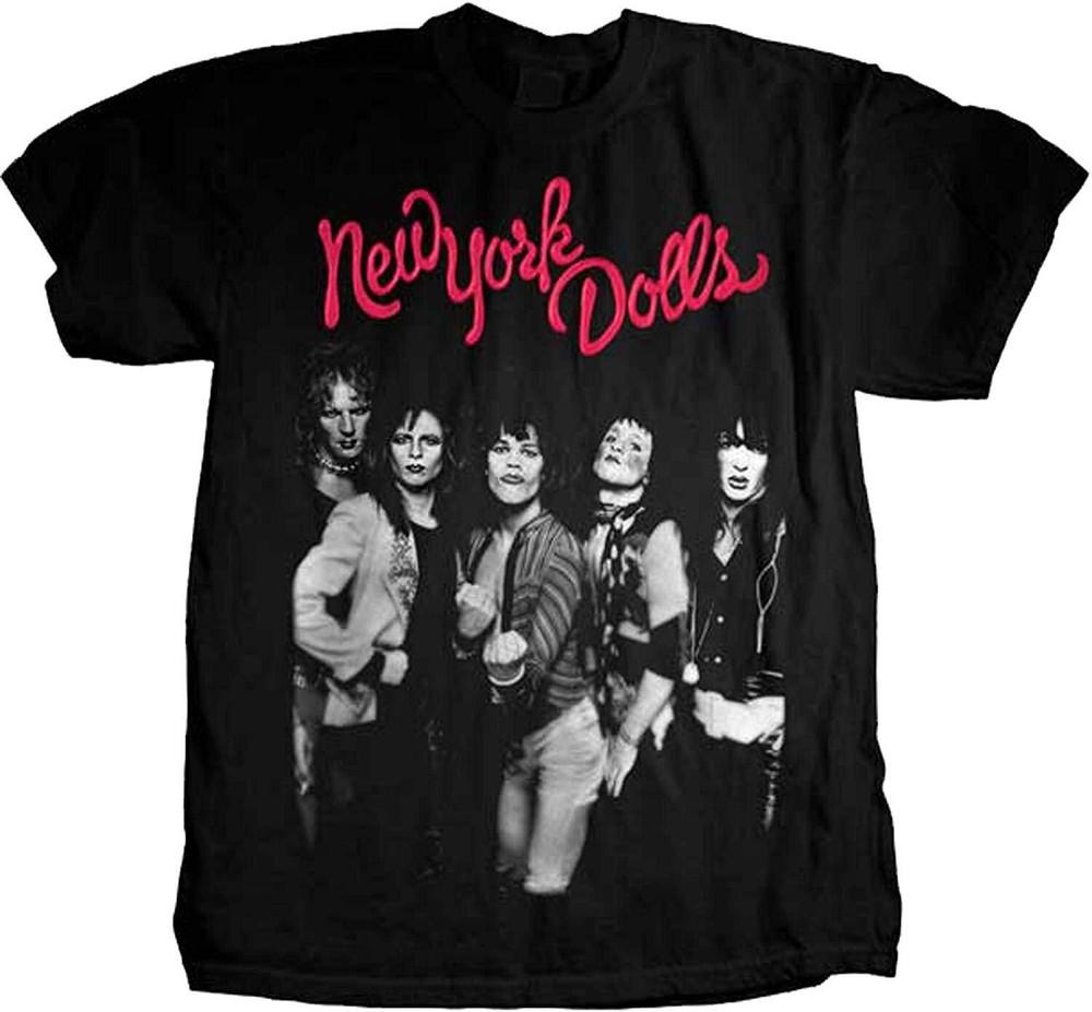 Authentic NEW YORK DOLLS Trash Photo Slim-Fit T-Shirt S-2XL NEW Unisex T-Shirt XL
