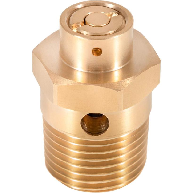 ST-4 131081 Brass 1/2” NPT Safety Pop Off Valve Fitting For Bendix Tu-Flo 550 750 Compressors Caterpillar 1245572, 124-5572 Cummins 3559097,