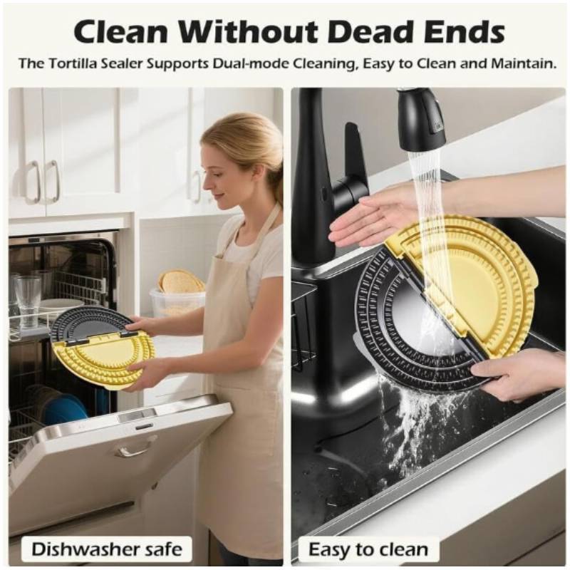 Tortilla-Siegelgerät 3-in-1 Verstellbare Manuelle Mais-Wrap-Presse für die Küchenzubereitung