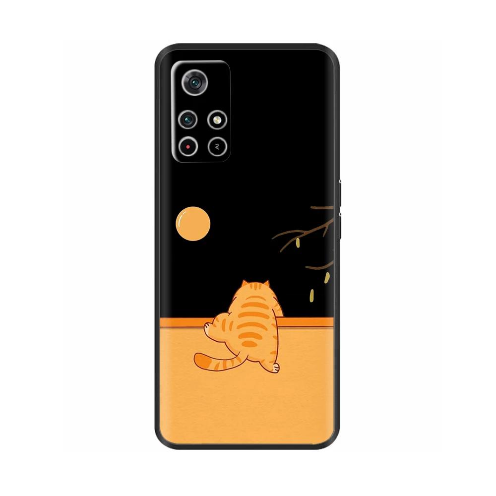For Poco X4 Pro 5G Poco M4 Pro Case Cute Cartoon Soft Liquid Silicone Phone Housing Cover For Xiaomi Poco M4 Pro 4G Fundas Coque