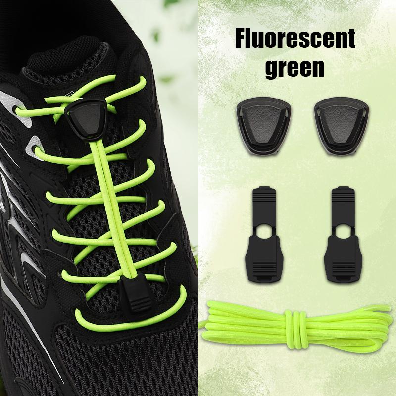 1 Pair Stopper for Elastic Rope Fastener for Kids Adult Triangle Plastic Cord Lock No Tie Shoelaces Buckle Lazy Sneaker Laces