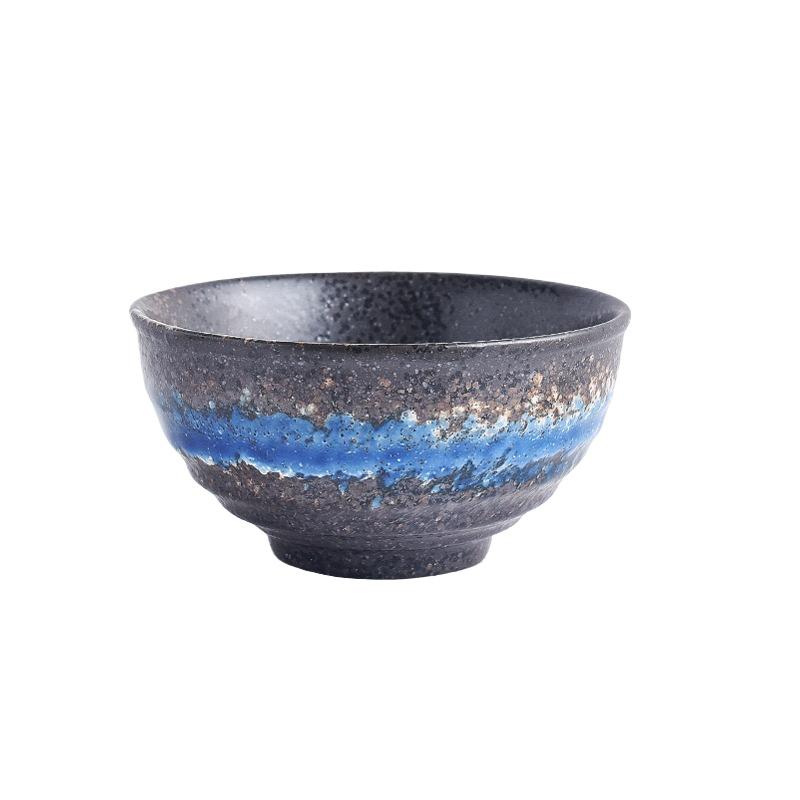 Керамическая бытовая миска для риса Японский ретро ресторан Домашняя посуда Посуда для еды Суповая миска