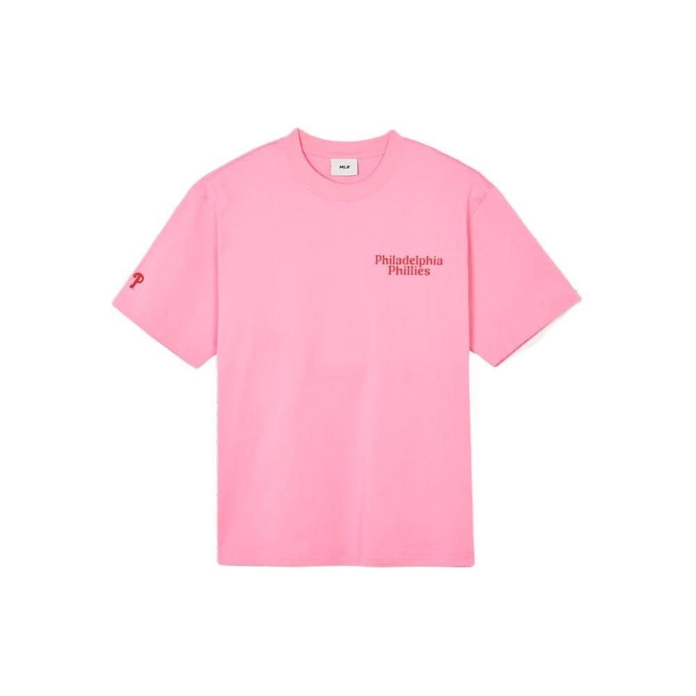 MLB Culsive Feicheng Team T Shirt Unisex Pink 3ATSV0443-10PKN