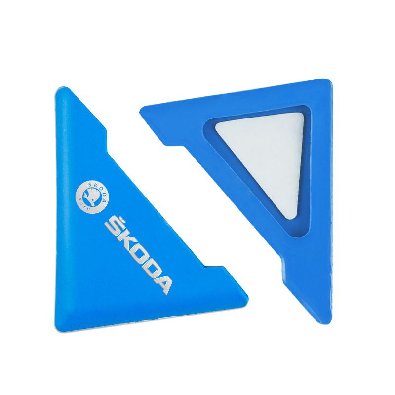 Vehicle Special Silicone Door Corner Bumper 2PCS For Skoda Octavia A5 A7Cover Anti-Scratch Anti-Collision Protective Corner Cap