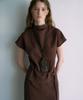 LAMEREI Linkle High-Neck Cap Sleeve Blouse[Lmbfspsh322]-2Color
