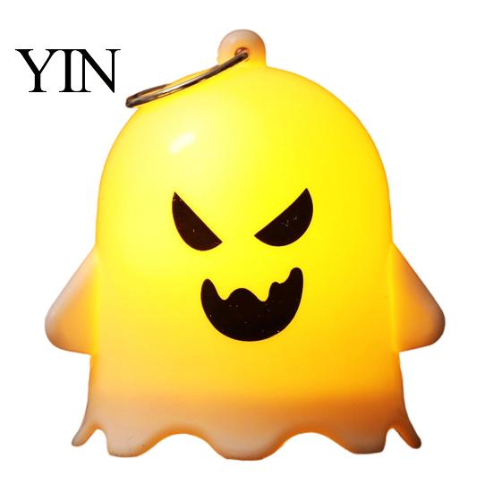 Spooky Night Lights for Kids Halloween Ghost Light, Cute LED Small Lighted Battery Operated Party Props Hanging Ornament Indoor Home Decor Lightweight